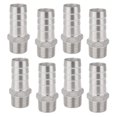 thumbnail image 1 of 8 piezas 3/4 `` NPT rosca de de tubería x junta de conector de púa de 25 mm, acoplador de material acero inoxidable 304 DYNWAVEMX Conector de cola, 1 of 6