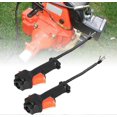 thumbnail image 2 of Gatillo del acelerador para desbrozadora, soporte del gatillo, conjunto de cable compatible con desbrozadora Stihl FS75 FS80 FS85, gatillo del acelerador para desbrozadora, 2 piezas, mango giratorio, 2 of 4