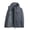Grey, variant on Men's Fleece Jacket, Windproof Rain-Resistant Softshell, Thick Outdoor Hiking Hoodie, Breathable Trekking Layer, Functional Casual Jacket for Fall, Durable Outerwear for