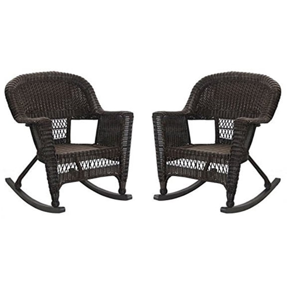 Baroque Patio Chairs - Set of 2 Resin Outdoor Chairs - Weather Resin Seating for Poolside & Garden
