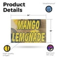 thumbnail image 2 of Mango Lemonade Vinyl Decal 18 Inch x 24 Inch Weatherproof Heavy-Duty Adhesive Backing | Refreshing Drinks, Summer Favorites, Food Stalls | Made in USA, 2 of 6