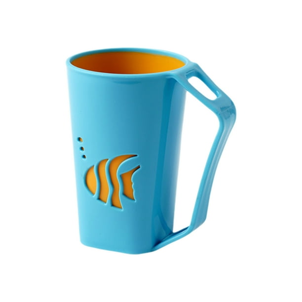 Soporte de Cepillo de Dientes para Baño 1 Taza de Cepillo de Dientes Que Sostiene la Taza de Cepillo de Dientes Taza de Agua de Ducha con Manija Taza de Lavado Bucal Pasta de Dientes de Viaje