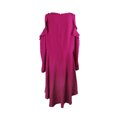 thumbnail image 2 of Rachel Rachel Roy Plus Size Dark Pink Cold-Shoulder Dress 16W, 2 of 3