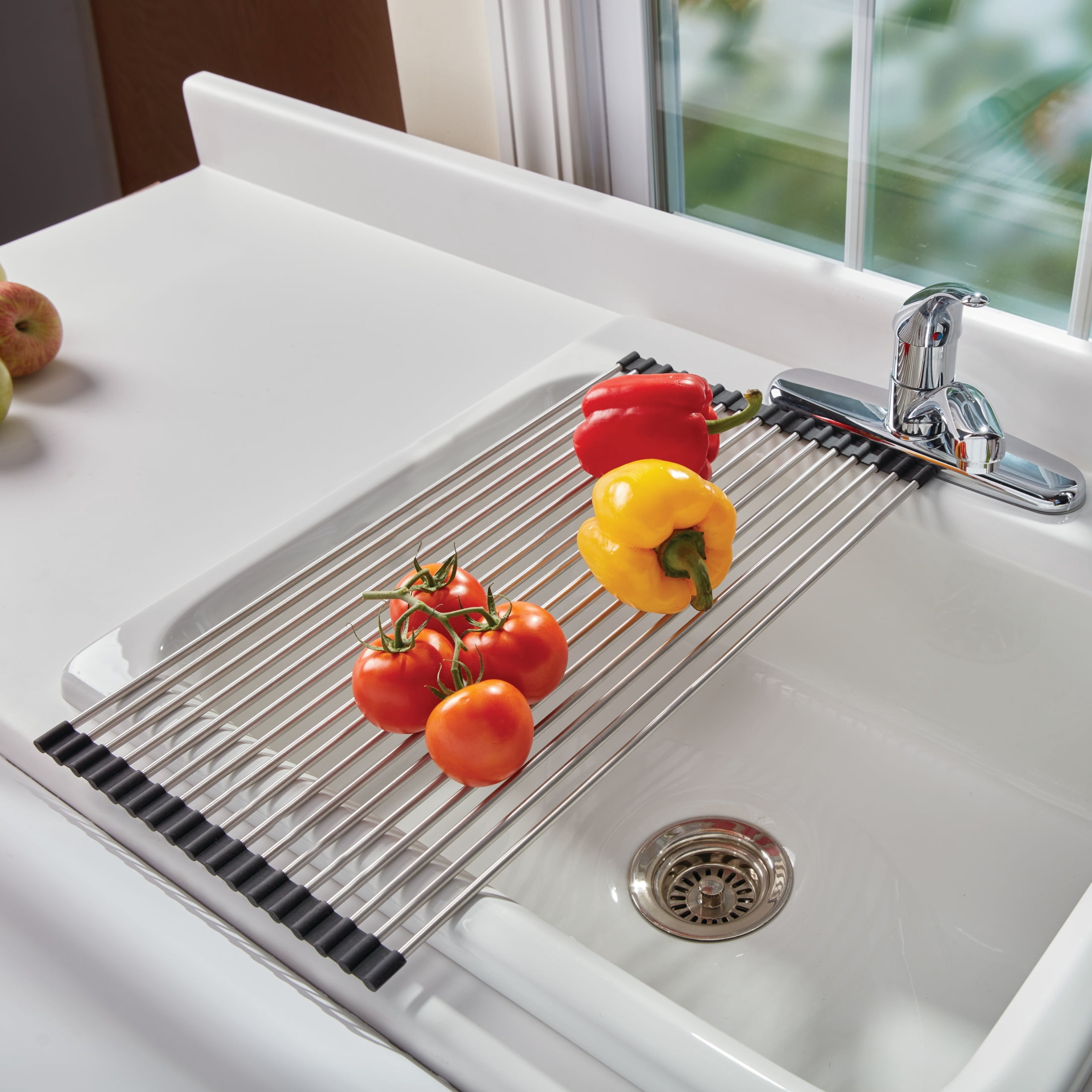 Farberware Large Stainless Steel Rolling Drying Rack