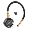 thumbnail image 1 of Medidor De Presión De Neumáticos De Coche Con Dial De Fácil Lectura Medidor De Presión De Aire Ajustable Del Vehículo Medidor De Presión Automático Portátil Conectado Con Manguera Yuarrent VI003508-00, 1 of 7