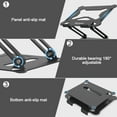 thumbnail image 7 of Fuleadture Laptop Riser for Desk Comply with Artificial Mechanics for countertop,Black, 7 of 7