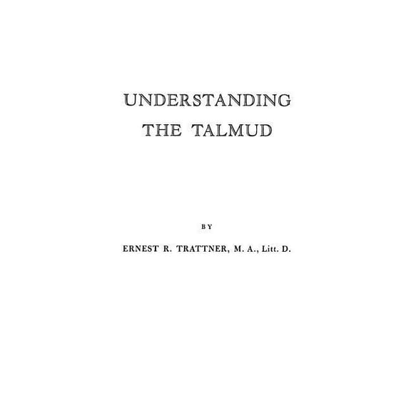 Understanding the Talmud, (Hardcover)