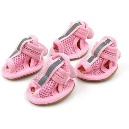 Summer Candy Colors Pet Shoes Soft Breathable Puppy Sandals Anti-Slip Dog Shoe Pet Supplies