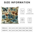 thumbnail image 5 of ARISTURING Farmhouse Blue Flower Throw Pillow Covers Orchid Butterfly Floral Cushion Case for Couch Outdoor Sofa ,Living Room Bed Indoors Home Décor, 5 of 5