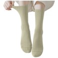 thumbnail image 2 of Rciityk Women's Crew Socks Casual Socks LightWeight Thin Casual Calf Socks Solid Color Socks, 2 of 8
