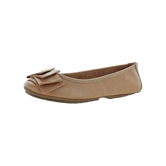 Me Too Womens Lilyana204 Leather Padded Insole Ballet Flats