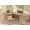 Oak, variant on SEDETA Farmhouse 78.7" Executive L Shaped Desk with 6 Drawers, Home Office Desk with Power Outlet, File Cabinet Storage, Wood Corner Computer Desk for Work and Study, Oak