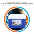 thumbnail image 6 of Riousery 5L Portable Cooler Box Hard Sided Ice Chest Insulated Cooler Case for Travel Car Camping Fishing 5.2 Quart / 5 Liter Capacity Blue, 6 of 9