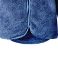 thumbnail image 5 of CAICJ98 Baby Toddler Boys Girls Fleece Jacket with Hood Zip Up Cute Bear Coats for Newborn Boys Girls Fuzzy Winter Jacket with Ear (Navy,18-24 Months), 5 of 6