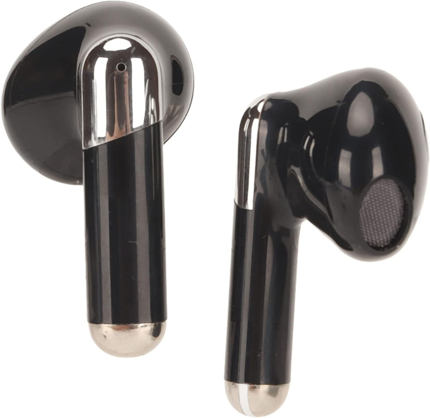 Real Time Language Translator Earbuds, Bluetooth 5.3 Denoise Translator Earphones Support 144 Languages with APP in Transparent Case for Smart Phone, Black