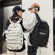 thumbnail image 5 of Mochila de viaje unisex para computadora portátil, mochila escolar informal para adolescentes, mochilas (blanco), 5 of 5