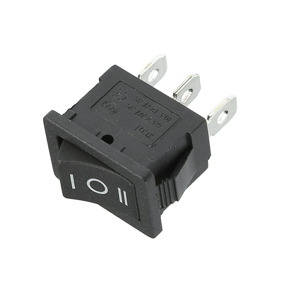Unique Bargains AC 10A/250V 16A/12V Rocker Switch On-Off 3 Pins Toggle Switch Waterproof for Caravan Camper Dashboard