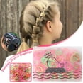 thumbnail image 7 of 50 Count No Damage Elastic Hair Ties Gentle Ponytail Holders Soft Seamless Headbands for Girls Toddlers Mixed Color Assortment Hair Ropes, 7 of 7