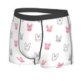thumbnail image 5 of Goofa Girl Rabbit Printed Men's Boxer Briefs Underwear, Moisture-Wicking Underwear, Trunk,Soft and Breathable Cotton Underwear-XX-Large, 5 of 9