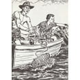 thumbnail image 2 of Shannon Stirnweis 18x24 Black Ornate Framed Double Matted Museum Art Print Titled: Getting to Know the British West Indies Pl14 (1962), 2 of 5