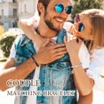 thumbnail image 3 of Pulseras MEALGUET Puzzle Matching para parejas, 3 of 7