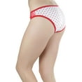 thumbnail image 5 of ToBeInStyle Junior Womens Pack of 6 Classic Cotton Blend Colorful Assorted Bikini Briefs, 5 of 7