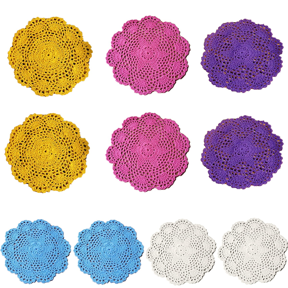 Palcemats Hot Pad Placemats Round Woven Placemats Crochet - Temu Italy