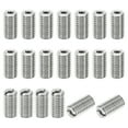 thumbnail image 1 of Unique Bargains Adaptateurs Filetage Manchon Réducteur Écrou 20pcs M8x1.25 Mâle à M4x0.7 Femelle Réparation Insert Écrou 15mm, 1 of 7