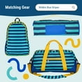 thumbnail image 3 of Wildkin Kids Insulated Lunch Bag for Boys and Girls (Blue Stripes), 3 of 6