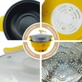 thumbnail image 2 of 2-in-1 Electric Frying Pan & Momos Steamer - Multicolor, Non Stick, 1.8 Liters | Double Layer Multifunctional Hot Pot With Lid For Steaming, Frying & Versatile Cooking - Gas & Induction Base, 2 of 5