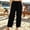Black, variant on Olyvenn Women's Casual Loose Pants, Elastic Drawstring Waist, Lightweight Summer Trousers with Pockets for Outdoor Coffee L