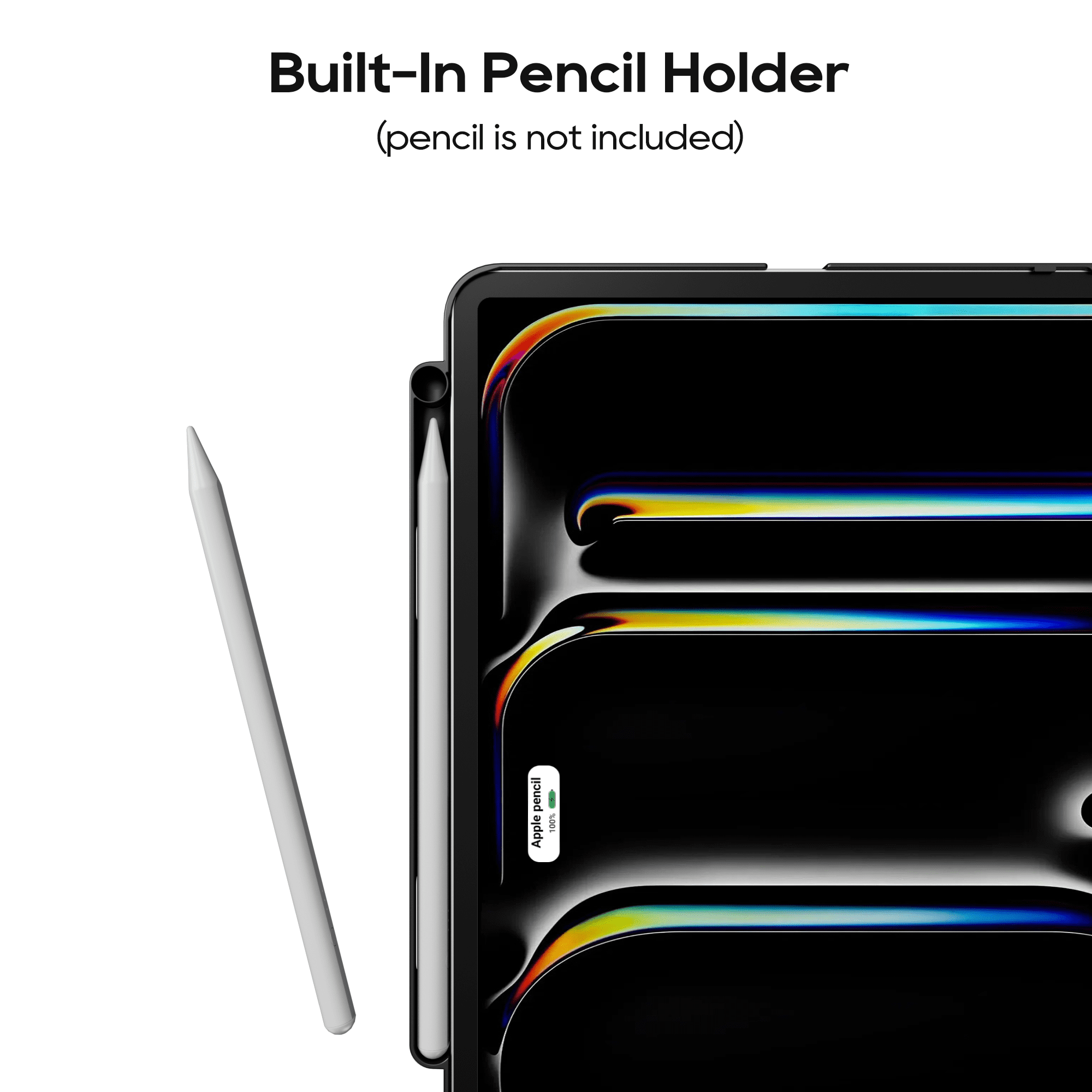 Pekarejue Magnetic Case with Pencil Holder Compatible with iPad Pro 13-inch M5 M4 2024 2025 and Compatible with Apple Magic Keyboard & Smart Folio Keyboard & Magnetic Stand