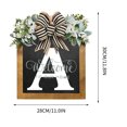 thumbnail image 3 of Hot6sl Ofertas y Liquidaciones Corona Decorativa para Puerta de Entrada con Apellidos Durante Todo El Año, Placas Colgantes Delante de La Puerta, 3 of 3