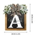 thumbnail image 3 of onlyliua ¡ ¡Promoción de Temporada! Corona Decorativa para Puerta de Entrada con Apellidos Durante Todo El Año, Placas Colgantes Delante de La Puerta, 3 of 3