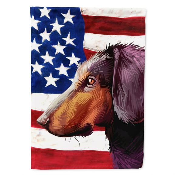 Carolines Treasures CK6621CHF Montenegrin Mountain Hound American Canvas House Size Outdoor-Flags, Multicolor