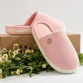 thumbnail image 4 of LongBay Women's Slippers Soft Comfy Memory Foam Slip-On Indoor House Shoes with Non-Slip Sole, 4 of 6