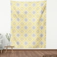 thumbnail image 4 of Ambesonne Modern Boho Fabric by the Yard Upholstery, Colorful Stripes Pastel, 1 Yard, Orange Pastel Yellow Grey, 4 of 5