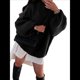 thumbnail image 3 of Suéteres de Cuello Alto de Gran Tamaño para Mujer, Jerseys de Punto Grueso de Larga, Ropa de Moda de Invierno, Otoño Negro L, 3 of 7