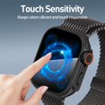thumbnail image 4 of Funda de privacidad y protector de pantalla de vidrio templado para Apple Watch Series 10 de 46 mm, color negro, 4 of 8
