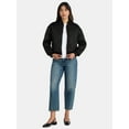 thumbnail image 2 of Time and Tru Women's and Women's Plus Quilted Bomber Jacket, Sizes XS-2X, 2 of 5