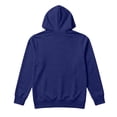 thumbnail image 6 of TQWQT Mens Solid Pullover Hoodie Drawstring Hooded Sweatshirt with Kangaroo Pocket Drop Shoulder Loose Long Sleeve Casual Tops Fall Clothes Navy S, 6 of 8