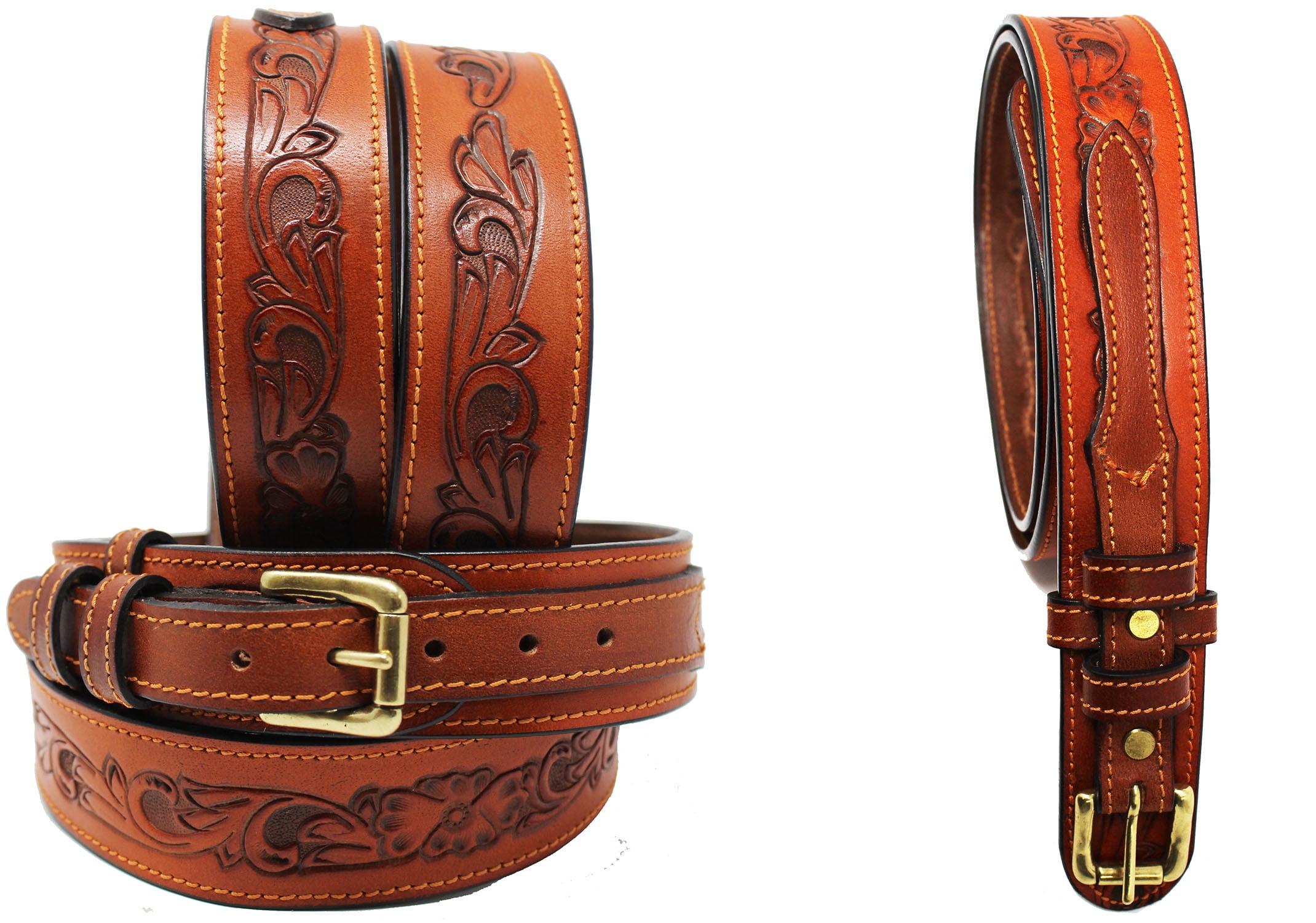 Custom Made Leather Ranger Belts
