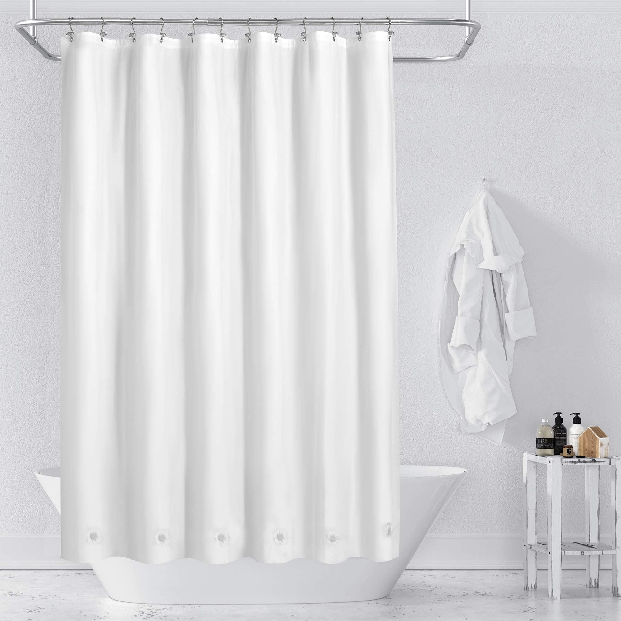 Extra Long Shower Curtain Liner with 6 Magnets - 72