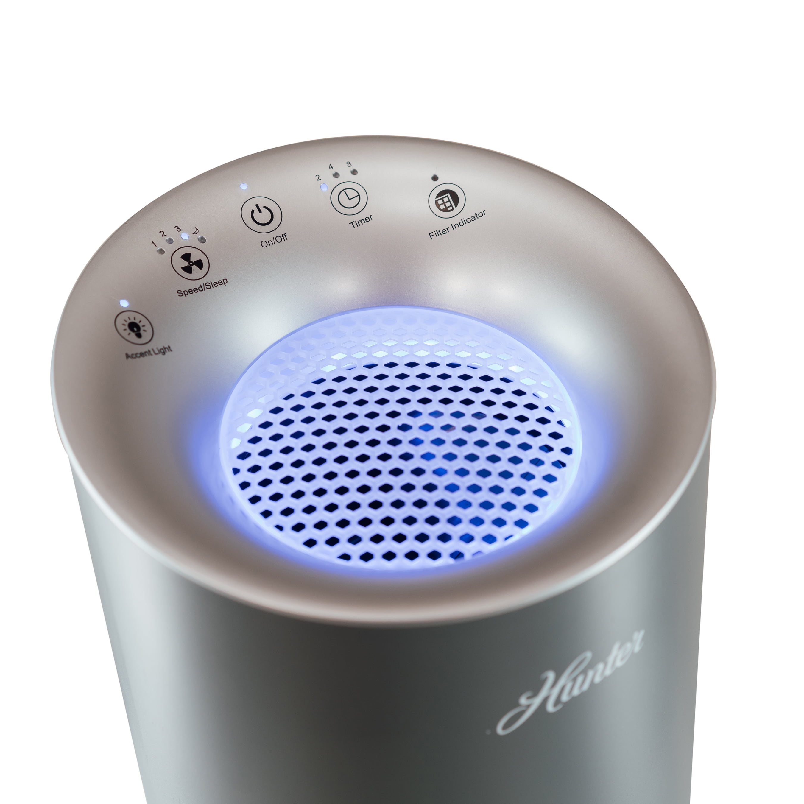 Hunter tower air purifier with sales ecosilver and true hepa filters