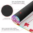 thumbnail image 4 of RGB Gaming Mouse Pad 15W Wireless Charging Large Waterproof Desk Mat 13 Light Modes Mousepad 35.4x15.7 Vertical Stripes of Hearts, 4 of 6