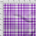 thumbnail image 3 of oneOone Silk Tabby Purple Fabric Tartan Quilting Supplies Print Sewing Fabric By The Yard 42 Inch Wide, 3 of 4