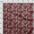 thumbnail image 3 of oneOone Rayon Maroon Fabric Moire Sewing Material Print Fabric By The Yard 56 Inch Wide, 3 of 4