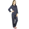 thumbnail image 4 of Bimba Cotton Night Wear Pajama Set Long Sleeve Shirt & Pyjamas- Gingerbread Man Print, 4 of 4