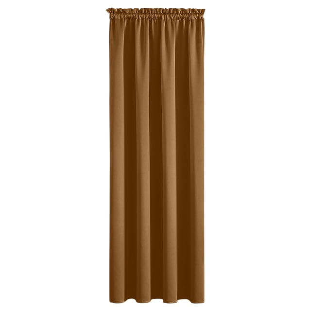 SLYNSHome Liquidation Rideaux Occultants Café Stores, Rideaux de Fenêtre Unis Isolés Thermiques Traitement Poche pour Tringle Rideaux Occultants pour Chambre