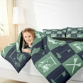 thumbnail image 5 of Feelyou Kawaii Golf Car Bedding Comforter Set, Eat Sleep Sleep Twin Comforter Sets, Cartoon Ball Gaming Gamer Reversible Bedding Set, Super Cozy Room Decor, 2pcs, 5 of 9